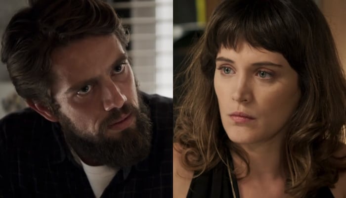 Renato (Rafael Cardoso) e Clara (Bianca Bin) em O Outro Lado do Paraíso (Foto: Reprodução/Globo)