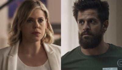 Jô (Bárbara Paz) e Nicolau (Alejandro Claveaux) em O Outro Lado do Paraíso
(Foto: Reprodução/Globo/Montagem TV Foco)