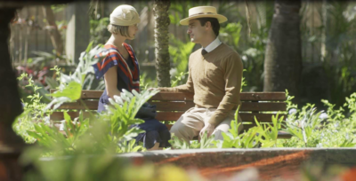 Celina é pedida em casamento na novela Tempo de Amar.  (Foto: TV Globo)