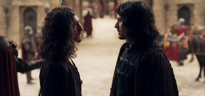 Rodolfo e Afonso em Deus Salve o Rei (Foto: Reprodução)