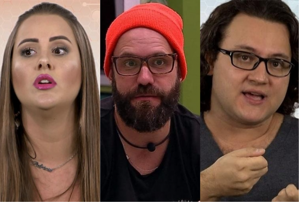 Patricia, Diego e Caruso estão no paredão do BBB18