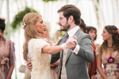 Jane (Pamela Tomé) e Camilo (Maurício Destri) em cena de Orgulho a Paixão
(Foto: Globo/João Miguel Júnior)