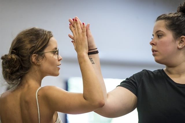 Joana Borges na preparação de elenco de Malhação: Vidas Brasileiras (Foto: Globo/João Cotta)