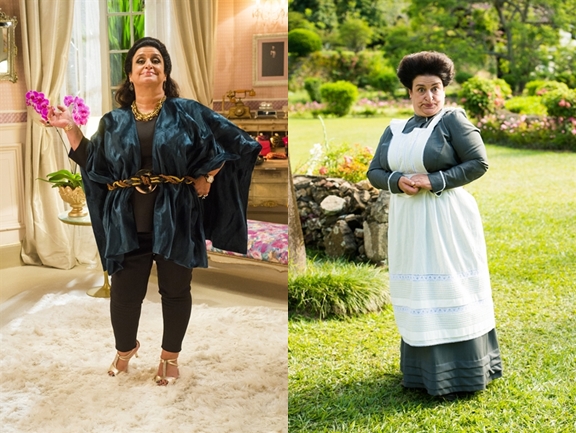 Grace Gianoukas (Foto: Globo/João Miguel Júnior/Montagem)