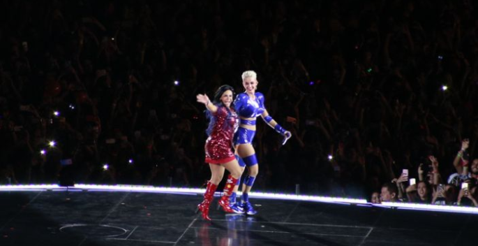 Katy Perry e Gretchen (Foto: Reprodução)