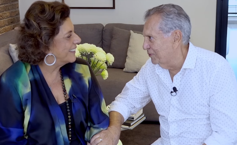Leda Nagle e Carlos Alberto de Nóbrega (Foto: Reprodução)