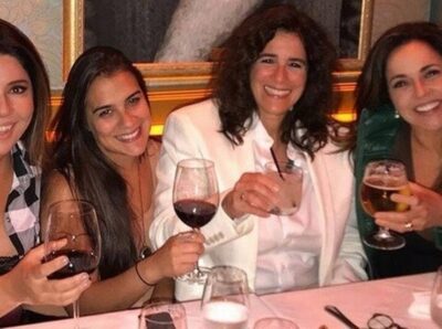 Daniela Mercury e Malu Verçosa jantara com Lúcia Veríssimo e Tay Saad (Foto: Reprodução)