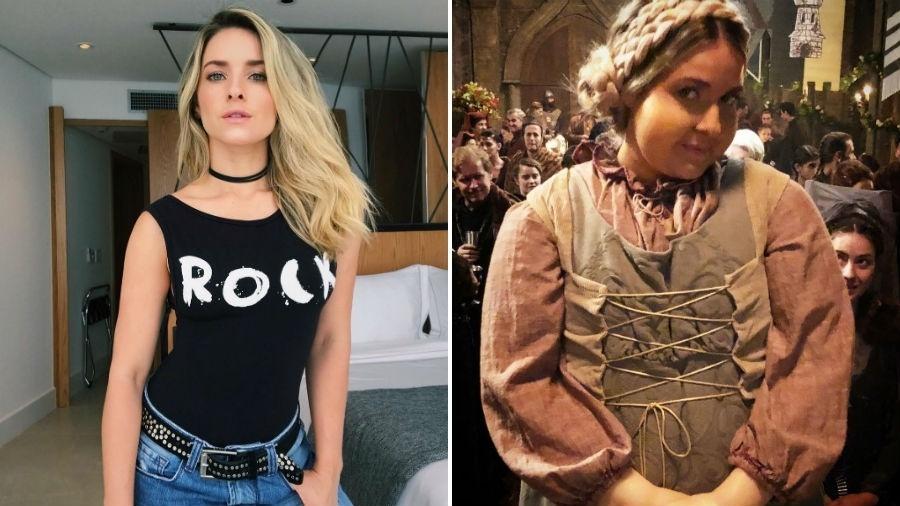 Monique Alfradique em Deus Salve o Rei (Foto: Montagem)