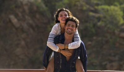 Cauã Reymond e Isis Valverde em Amores Roubados. (Foto: Estevam Avellar/TV Globo)
