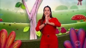 A apresentadora do Bom Dia & Cia e filha do dono do SBT, Silvio Santos, Silvia Abravanel. (Foto: Reprodução)