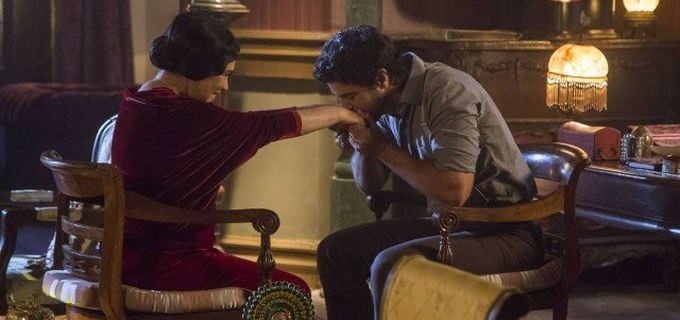 Reencontro de Inácio e Lucerne em Tempo de Amar (Foto: Marília Cabral/ TV Globo)