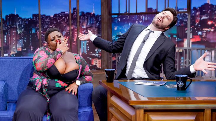 Jojo Todynho no The Noite (Foto: Divulgação/SBT)