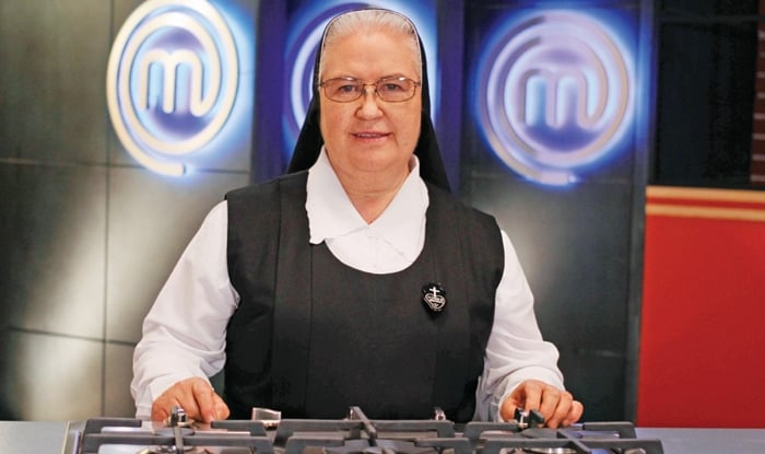 Freira Florinda Ruiz se destacou no MasterChef México em 2015. (Foto: Divulgação)