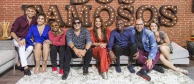 Elenco da segunda temporada do 'Show dos Famosos' reunido: Silvero Pereira, Naiara Azevedo, Sandra de Sá, Paulo Ricardo, Helga Nemeczyk, Mumuzinho, Tiago Abravanel e Alessandra Maestrini - Marilia Cabral / Divulgação/TV Globo
