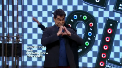 Zeca Camargo no Vídeo Show. (Foto: Reprodução)