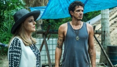 Sophia (Marieta Severo) e Zé Victor (Rafael Losso) em cena de O Outro Lado do Paraíso
(Foto: Globo/Raquel Cunha)