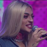 Pabllo Vittar em apresentação em programa de televisão (Foto: Reprodução)