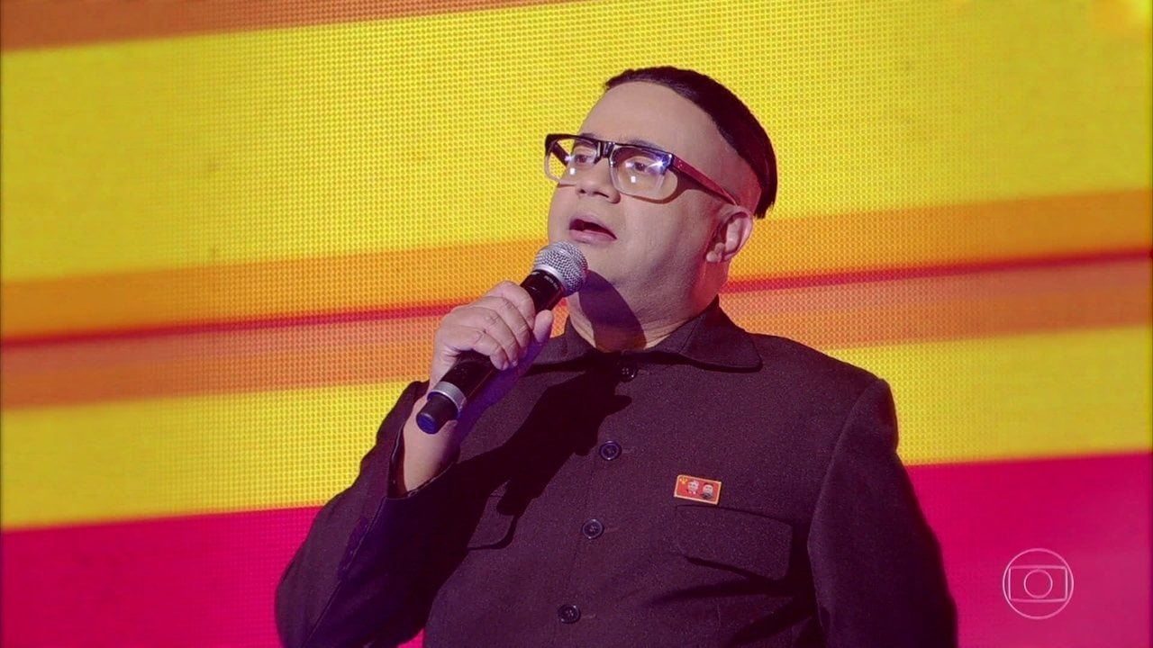 O ator Welder Rodrigues na estreia da temporada 2018 do Zorra (Foto: Reprodução/Globo)
