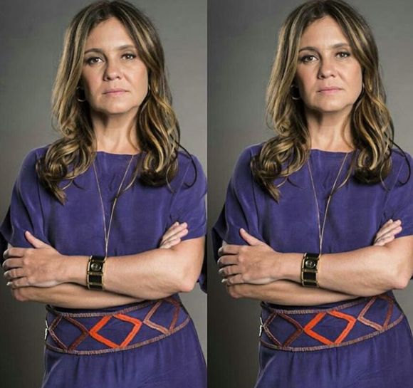 Adriana Esteves será Laureta na próxima novela das nove Segundo o Sol (Foto divulgação: Globo)