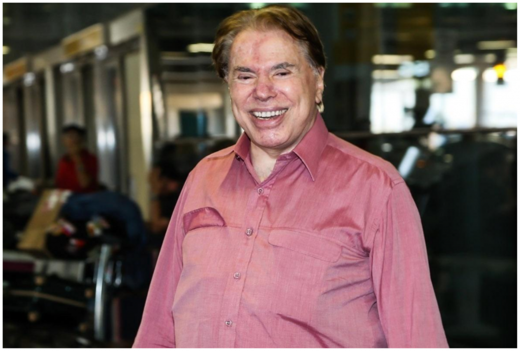 Silvio Santos em chegada no aeroporto neste domingo (22) em São Paulo (Foto Manuela Scarpa/Brazil News)