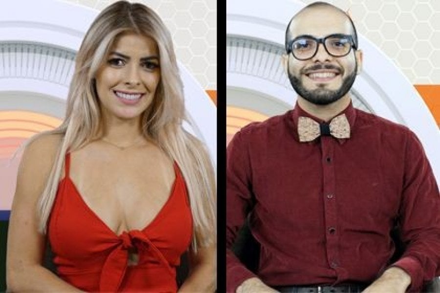 Mahmoud e Jaqueline Grohalski (Foto: Reprodução)