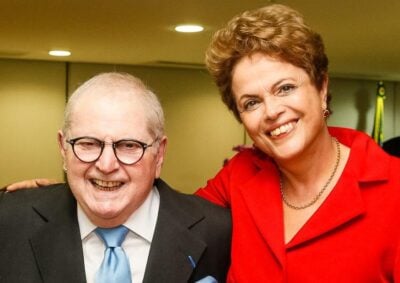 Jô e Dilma em 2015.