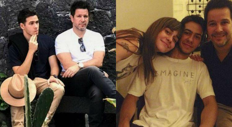 Antônio com os pais, Murilo Benício e Alessandra Negrini (Foto: Divulgação)
