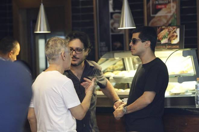 Os comediantes Lucio Mauro Filho e Marcius Melhen (Foto: Reprodução)
