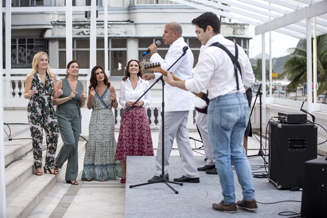 Angélica, Lilia Cabral e Fátima Bernardes no último Estrelas (Foto: Globo/Isabella Pinheiro)