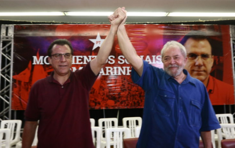 Luiz Marinho globo e o ex-presidente Lula (Foto: Reprodução)