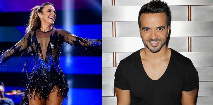 Ivete Sangalo e Luis Fonsi, dono do hit Despacito (Foto: Reprodução)