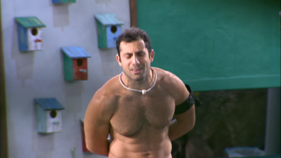 Kaysar está com medo no BBB18. (Foto: Reprodução)