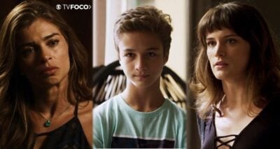 Lívia, Tomaz e Clara (Foto: Montagem/TV Foco)