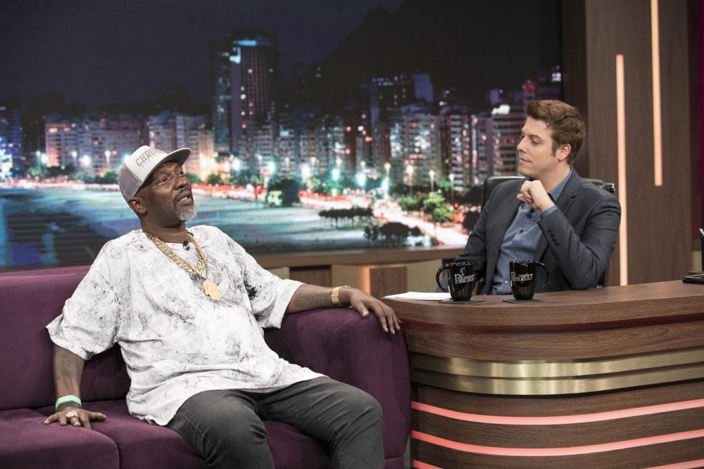 Mr. Catra no Porchat Edu Moraes/Record TV