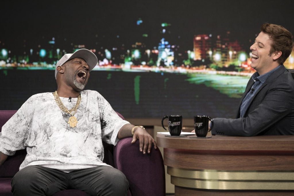 Mr. Catra no Porchat Edu Moraes/Record TV