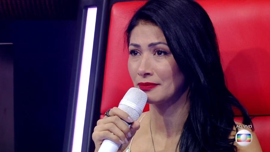 Simaria chora no The Voice Kids (Foto: Reprodução)
