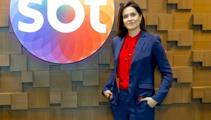 A jornalista Débora Bergamasco, nova contratada do SBT (Foto: Gabriel Cardoso/SBT)