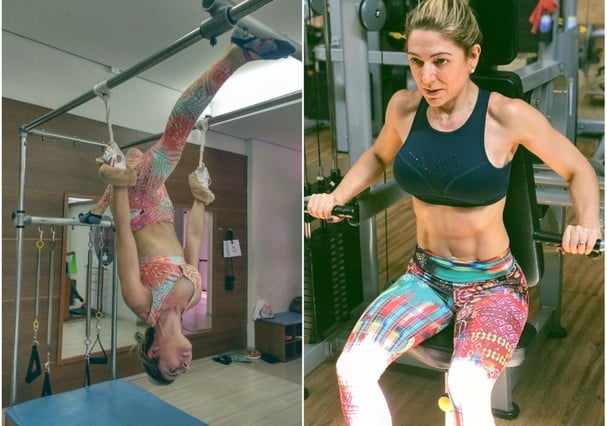 Karina Lucco malhando (Foto: Instagram/Reprodução)