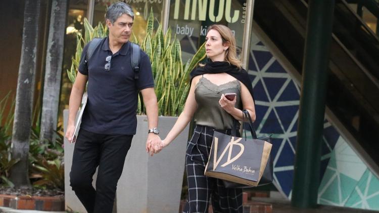 William Bonner e Natasha Dantas (Foto: AgNews)