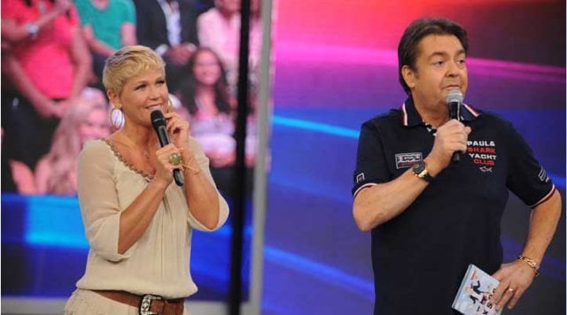 Fausto Silva e Xuxa Meneghel (Foto reprodução)