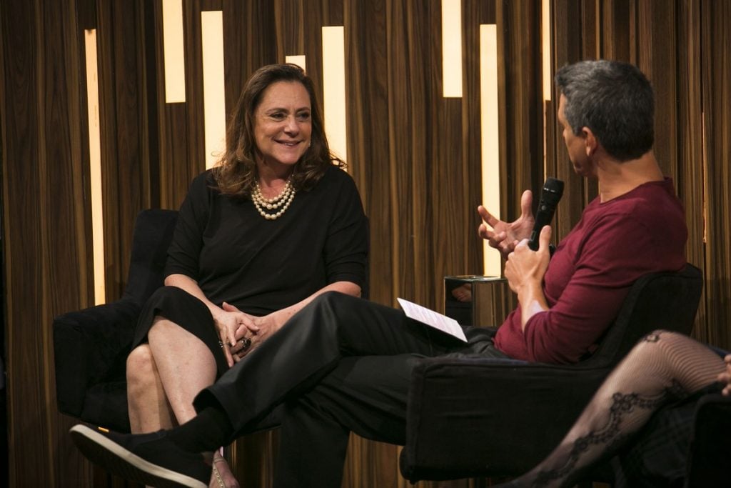 Elizabeth Savala no Tamanho Família (Foto: Rapha Dias/Gshow)