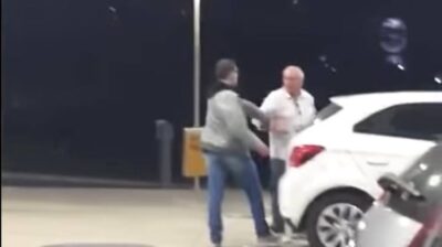Homem parecido com Antonio Fagundes em vídeo (Foto: Reprodução)
