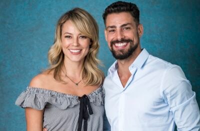 Paolla Oliveira e Cauã Reymond serão par em Troia.
(Foto: Globo/Paulo Belote)