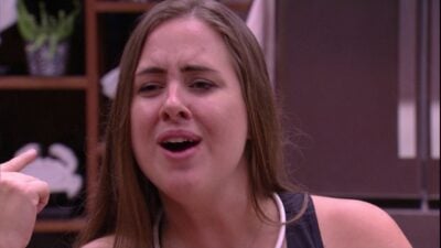 Patrícia quando estava no confinamento (Foto: Reprodução)