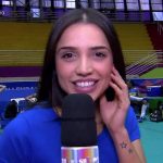 Paula Amorim como repórter do Vídeo Show (Foto: Divulgação)