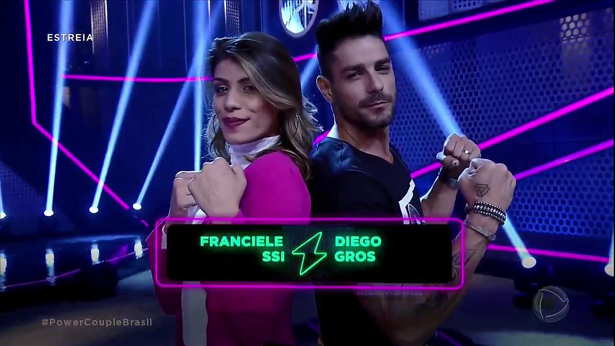 Franciele e Diego Grossi (Foto: Reprodução)