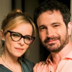 Karen (Maria Luisa Mendonça) e Edgar (Caco Ciocler) (Foto: Divulgação/Globo)