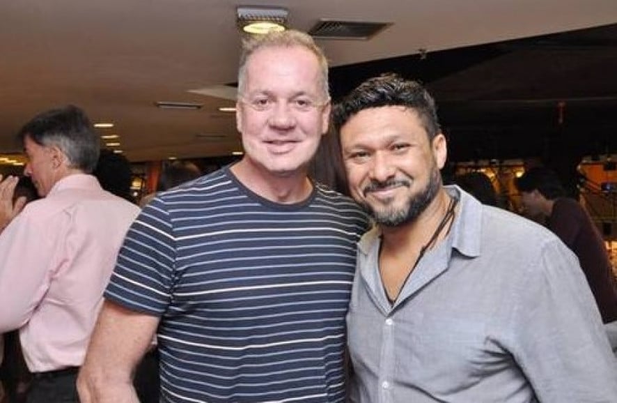 Luiz Fernando e Adriano Medeiros (Foto: Reprodução)