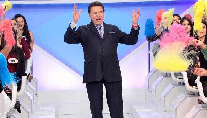 Silvio Santos durante seu programa dominical no SBT (Foto: Lourival Ribeiro/SBT)