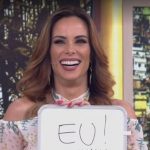 Ana Furtado no Encontro (Foto: Reprodução)